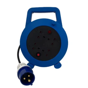 10m 240V Cable Reel with 16A Plug & 4x13A Sockets