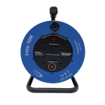 240V Cable Reel 50m 1.25mm 4x13amp Sockets and Plug - (8425)