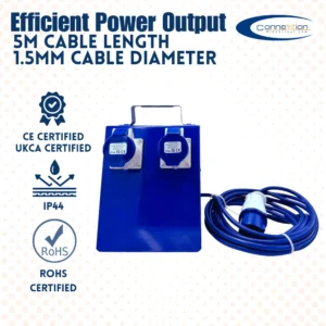 240V 4-Way Splitter Box 16A Plug – (10895-240V)