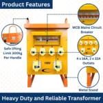 10kVA 110V Three Phase Site Transformer - Image 5