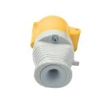 110V 16amp 2P+E IP44 Industrial Coupler - (10604)