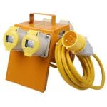 4 Way Splitter Box 110V 4x32amp Outlets 32amp Plug - (10888)