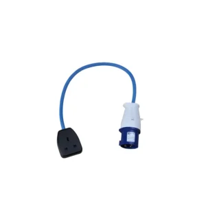 240V 0.5m Fly Lead 16A Adapter Plug and Socket – (10873)