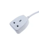 2m Extension Cable 1.25mm 13A Plug Socket UK