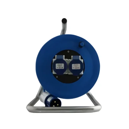 240V Cable Reel 25m 1.5mm 2x16amp Sockets and Plug - (4057)