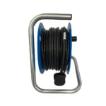 240V Cable Reel 15m 1.25mm 3x13amp Sockets and Plug - (4015) - Image 3