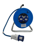 240V Cable Reel 25m 2.5mm 2x16amp Sockets and Plug – (4047)