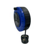 Connexion Electrical 2-way 10-metre cable reel with 13 amp sockets.
