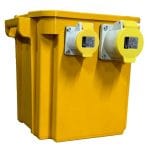 5kVA Continuous Transformer 110V 5000VA with 2x 16A and 1x 32A Outlets