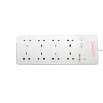 8 Gang 2m Extension Lead 13A Plug and Sockets - (AS802)