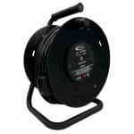 240V Cable Reel 50m 1.25mm with 13A Plug and 2x13A Sockets