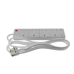 4 Gang 3m Extension Cable 13A Plug & Sockets – (30502)