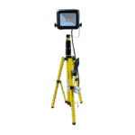 20W LED tripod work light with 240V 13A BS plug and 2200 lumens”
