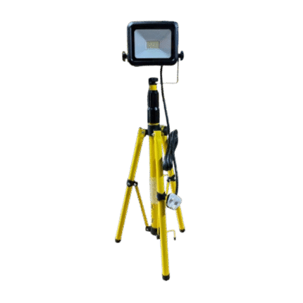 20W LED tripod work light with 240V 13A BS plug and 2200 lumens”