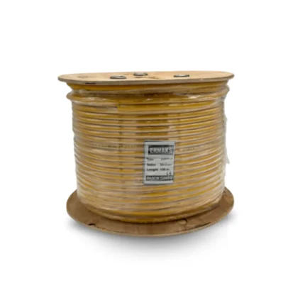 110V Cable Drum 100m 2.5mm 3 Core Yellow Cable - (10902)