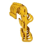 Yellow cable hooks for 1.5mm and 2.5mm electrical cables