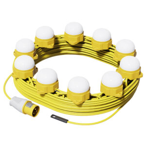 110V LED Festoon Lighting Kit 50m 120W 16A Linkable