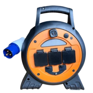 portable 3 way electrical power distribution unit for site use