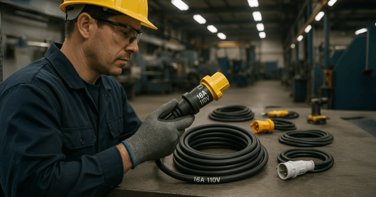 Right 16A 110V Extension Lead for Industrial Use