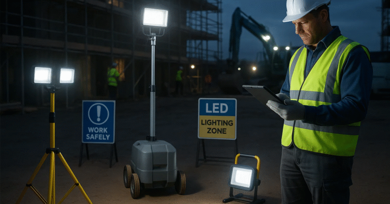 LED Site Lighting Supplier in the UK