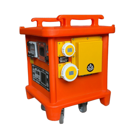 Portable power bank on wheels for mobile charging and easy transport