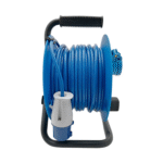 240V 16A blue cable reel extension with thermal cut-out switch