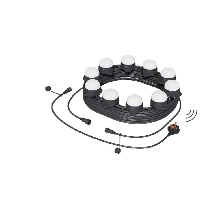 240V 10 Head LED Festoon Kit 22m Sensor 13A