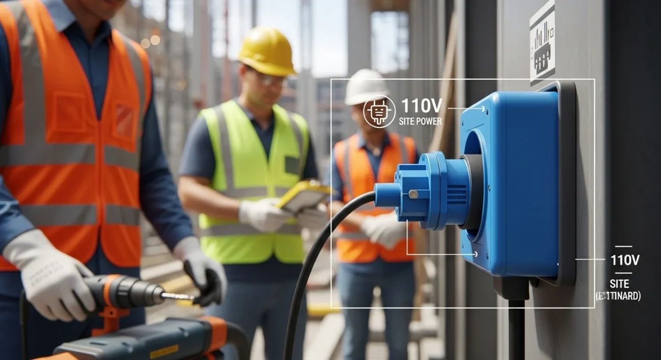 Using Electrical Equipment on a Construction Site